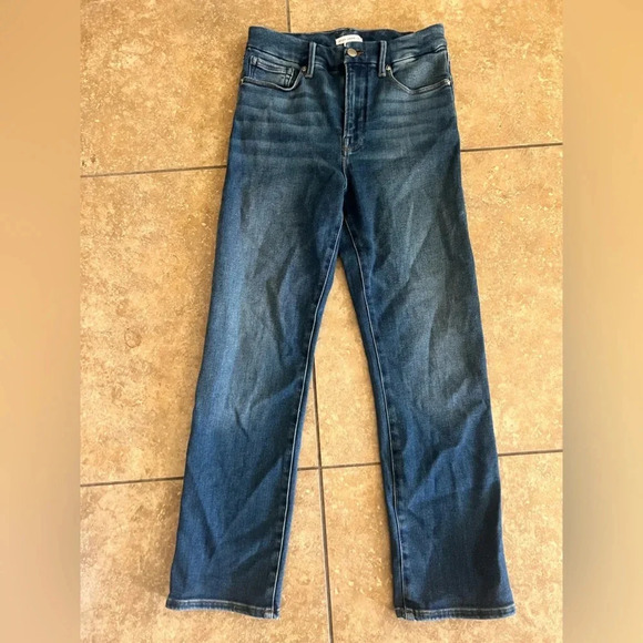Good American Denim - Good American Good Legs Straight Jeans GLSSBP380T Indigo332 Size 6 / 28
